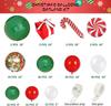 Christmas Balloon Chain Merrychristmas Festive Atmosphere Decorative Props Photo Background Wall