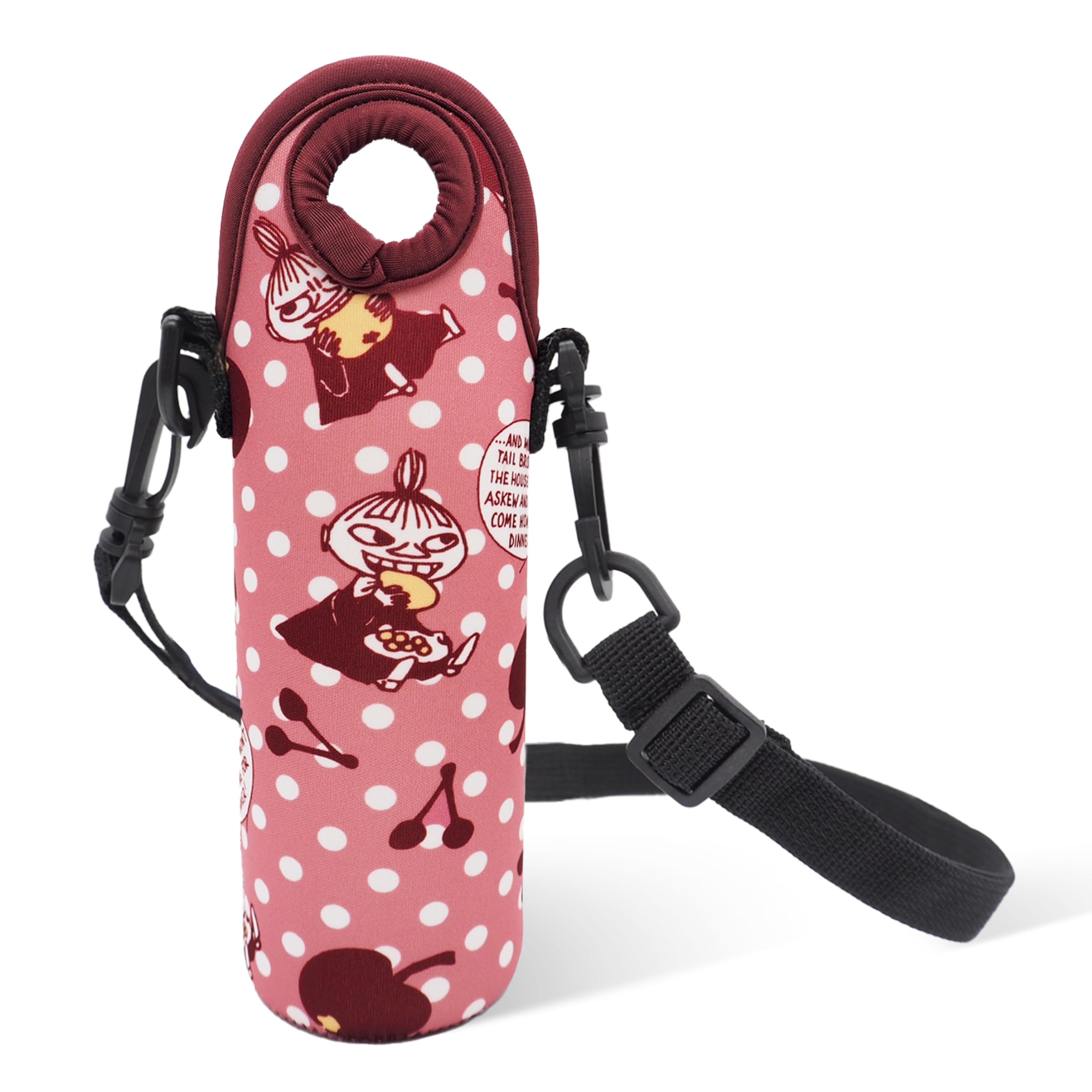 

Trade MOOMIN Neoprene Bottle Holder with Shoulder Bottle Drink Little Hattifatteners M s Strap, Cover, Holder, Moomin, My, (Dot Pattern)