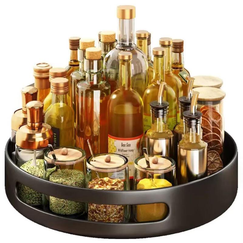 SPSR Rotating Kitchen Spice Rack Turntable Organizer
