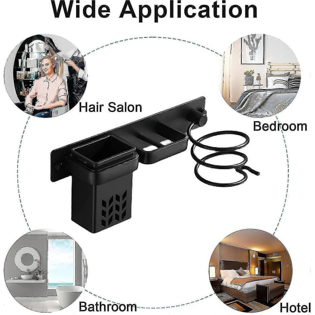 Hair Dryer Holder, Hair Straightener Holder Hair Dryer Organizer--