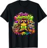 Affe Baseball Wildtiere Sonnenbrille Cooler Tiger Faultier T-Shirt