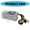 Reliable 500W Desktop Power Supply with 8PIN Connectors for FSP50020TGBAB GWT300SPWCTF GWTFX200AHD HK30071PP Computer