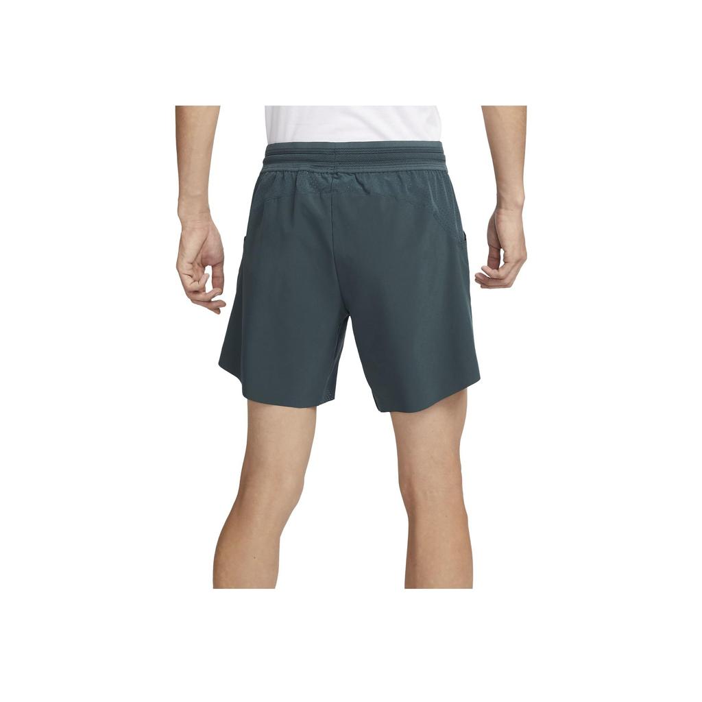Nike Rafa Dri-FIT ADV Solid Straight-Leg Sports Shorts Men Bottoms Deep-Jungle-Green DV2882-328