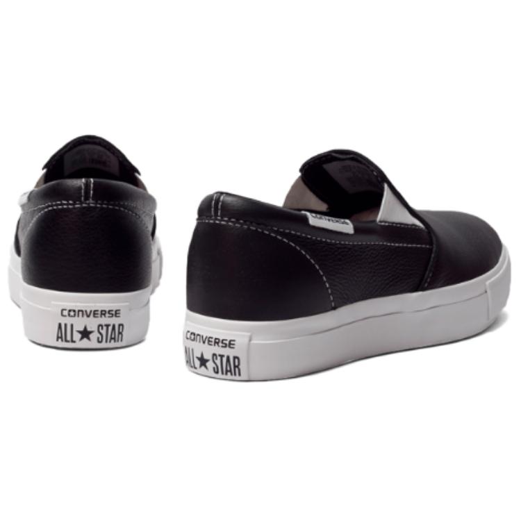 Converse As Core Platform Slip Comfortable Versatile Non-Slip Durable Low-Top Skate Shoes Women Sneakers Black White 551954C