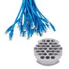 Gray Network Cable Organizer 30 Hole Cable Organizing Tool Cable Management Tool  Cable Dressing