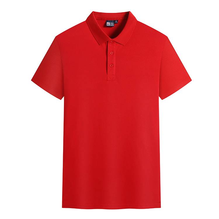 SZYS 9913 200G Bavlna Jednobarevná POLO košile s klopou Krátký rukáv