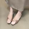Fashion Bow Elegant Women Sandals Flats Fashion Slingback Shoes Summer Woman Dress Designer Slippers 2025 New Slides Sandalias De Mujer