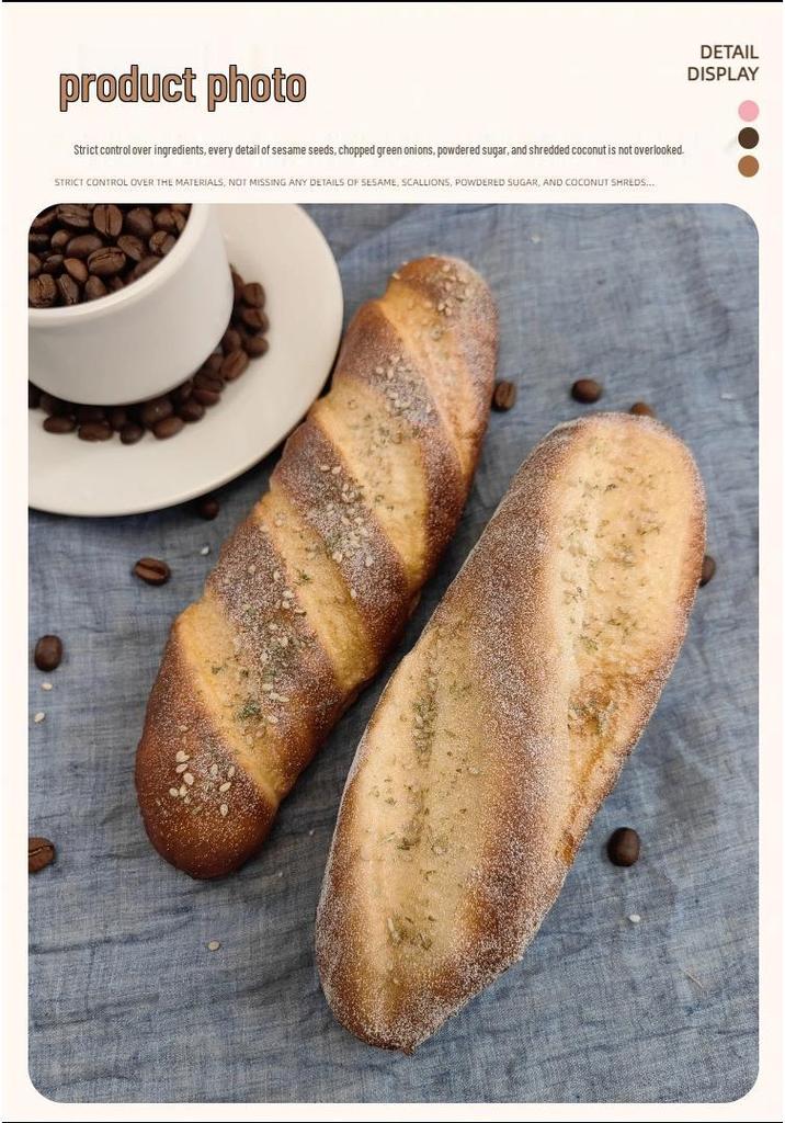 Weicher Duftender Baguette-Requisit für Küche, Bäckerei oder Ladenvitrine