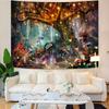 Nature Tree Tapestry Mystical Forest Tapestry for Bedroom Aesthetic Tapastry's Wall Hanging Tapestries for Living Room Dorm Tree