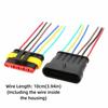 2 Sets 6 Pin Car Electrical Connector Waterproof 10cm Wire Electrical Auto Connector Automotive Wire Connector Cars Trucks Boats