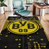 1 Stück Fußballteam-Design Teppich - Rutschfest, Weich & Gemütlich Fußmatte für Wohnzimmer, Schlafzimmer, Büro - Dekoteppich für Innen/Außen