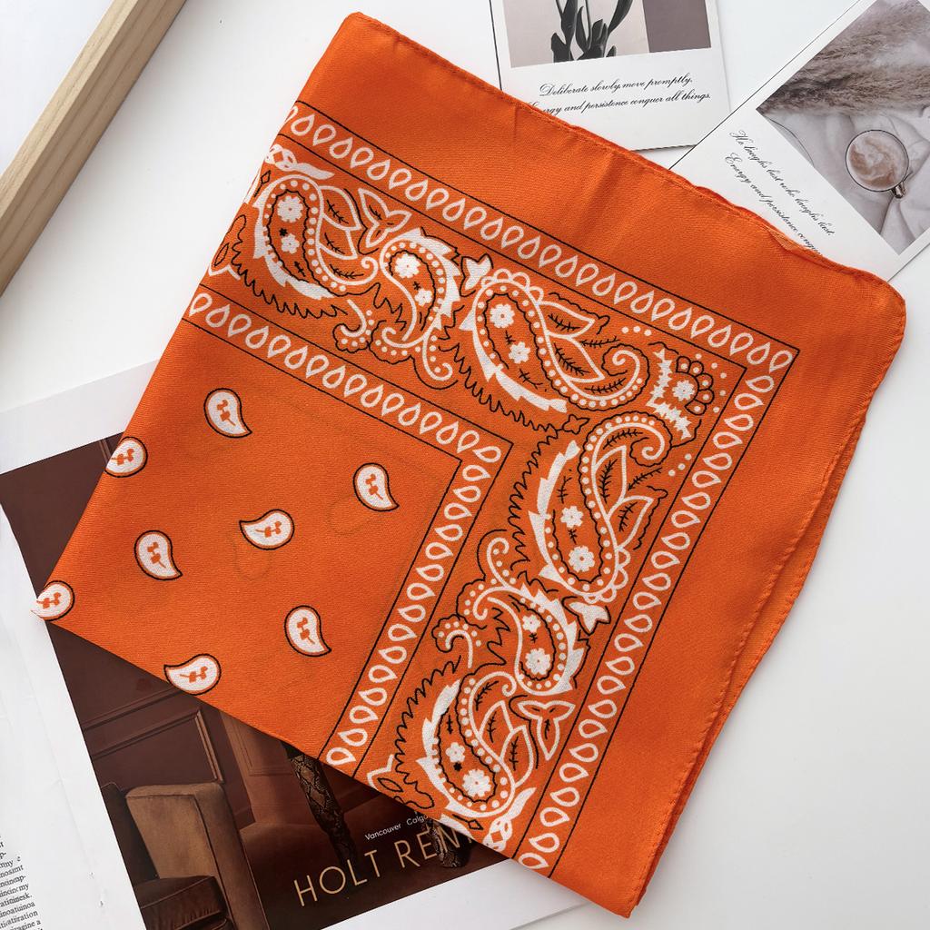 Bandana unisexe pour hommes et femmes, bandeau pour cheveux, style cowboy, pour hommes, motard, sport, couvre-chef, bandeau pour poignet, foulard de tête cachemire, foulard carré