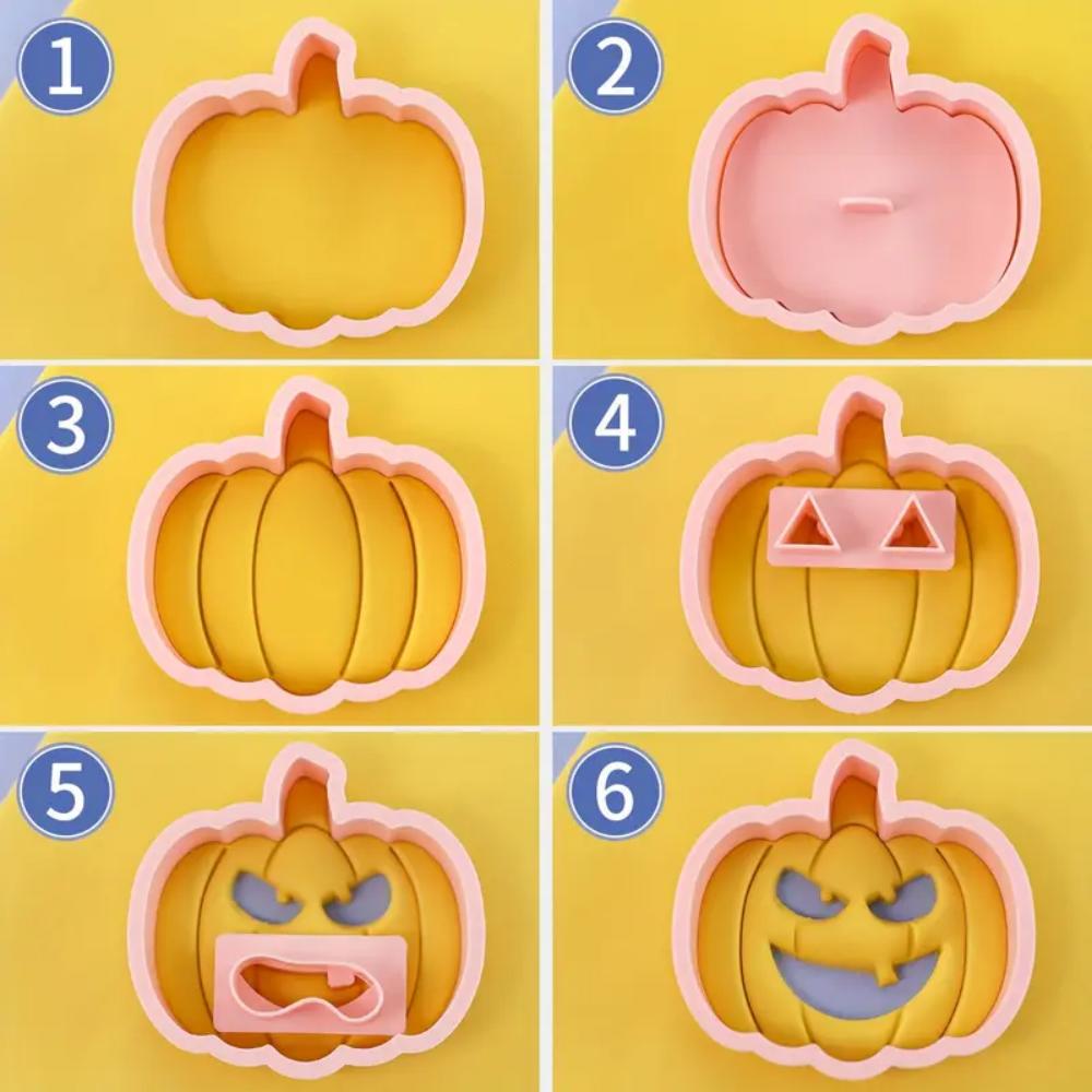 Halloweenská mini sada vykrajovátek na sušenky je vhodná pro zdobení polevou, mini formičky na perníčky a dekorace ke Dni mrtvých.