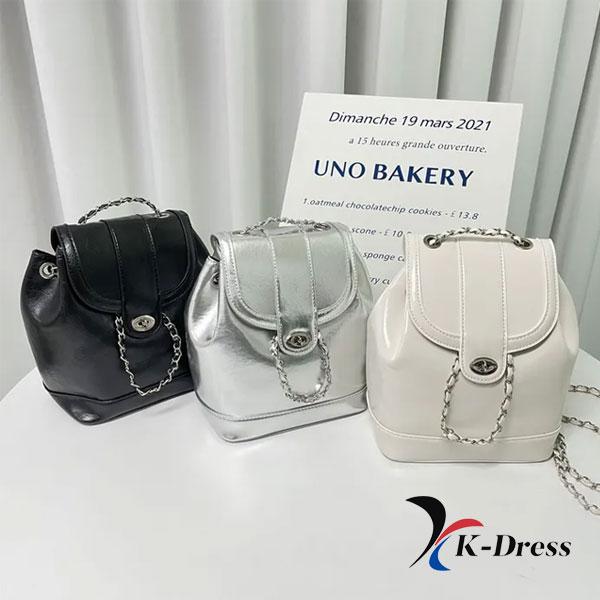 

Рюкзак з ланцюжковою емаллю 3 кольори 25x21x12cm чорний