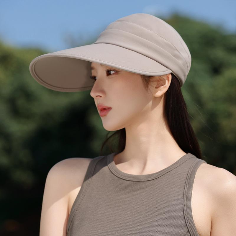 

Летняя новая быстросохнущая кепка из ледяного шелка с широкими полями, солнцезащитная шляпа от солнца, детская высококачественная уличная шляпа от солнца One Size