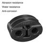 UXCELL 13mm 2 Holes Muffler Exhaust Hanger Bushing Rubber Mount Bracket Car Insulator Tail Pipe Hangers Bushings Kit Support