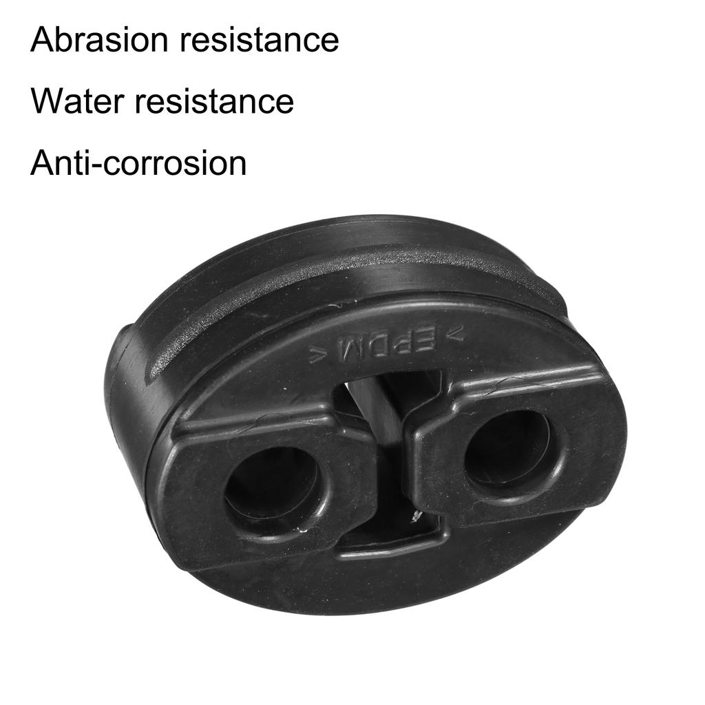 UXCELL 13mm 2 Holes Muffler Exhaust Hanger Bushing Rubber Mount Bracket Car Insulator Tail Pipe Hangers Bushings Kit Support