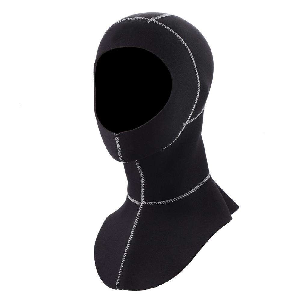 Keepdiving 3MM Neoprene Warm   Diving Snorkeling   Hood Watersports Accessory(Black M)