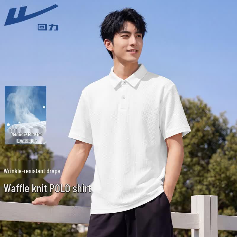 Warrior Men s Waffle Knit Short Sleeve Polo T-Shirt 4XL