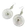 Les Trésors De Lily [N9907] - Boucles 'Cléopatra' argenté