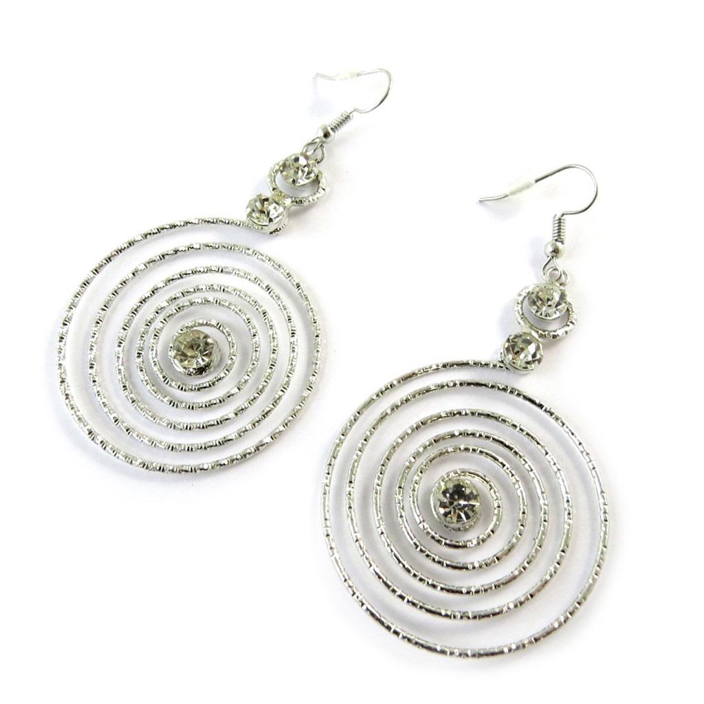 Les Trésors De Lily [N9907] - Boucles 'Cléopatra' argenté