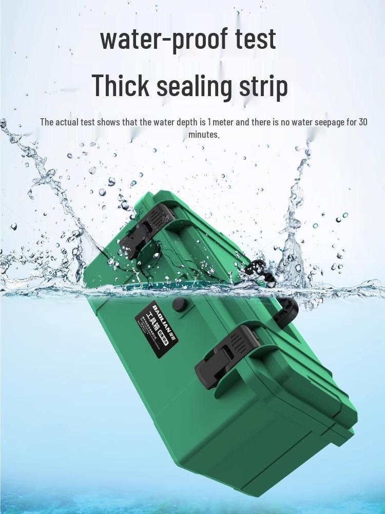 Industrial-Grade Waterproof Multi-Functional Tool & Storage Box for Household and Vehicle Maintenance