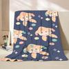 Pokemon Jirachi Cartoon Flannel Fluffy Blanket for Home Bedroom Bed Sofa Office Children Cover Adult Soft Blanket Baby Cute Gift