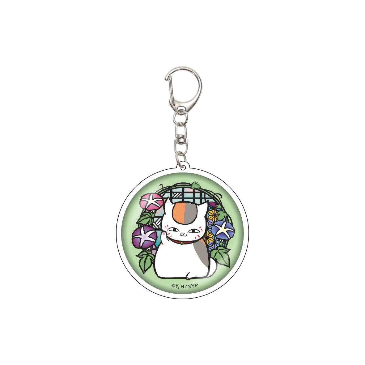 

55MM Anime Natsume s Book of Friends Keychain Madara/natsume reiko/Matoba Seiji Key Chain Acrylic Model Plate Christmas Gifts 55mm