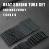 127pcs Heat shrink Tubing Thermoresistant Tube 2:1 Wrapping Kit Electrical Connection Wire Cable Insulation Sleeves