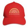 Geocaching  Colourful rainbow design Baseball Cap Unisexs big size hat luxury caps Mountaineering designer cap Boy Child Womens