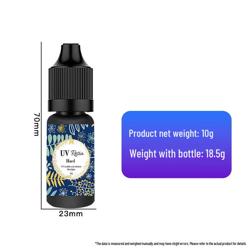 DIY Jewelry UV Drip Glue: Fast-Drying, Odorless, Transparent Crystal UV Curing Adhesive