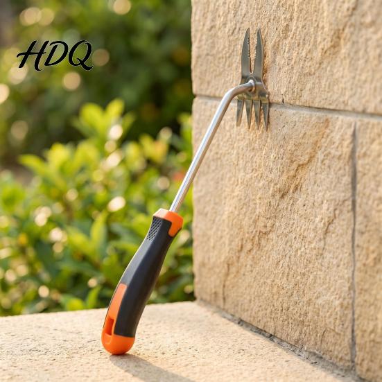 Thick Rootlet Weed Remover 2-in-1 Puller Heavy Duty Stainless Steel Hand Weeder