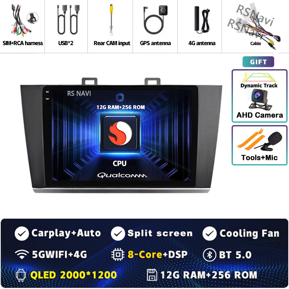 Android 14 Carplay Car Radio For Subaru Outback Legacy 2015 2016 2017 2018 Multimedia Video Player Navigation GPS Stereo 2Din BT