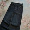 DRIPX Pantaloni di Jeans Baggy Classici Lavati a Vita Alta per Uomo e Donna Jeans a Gamba Dritta Minimalisti per il Lavoro e per Vestirsi