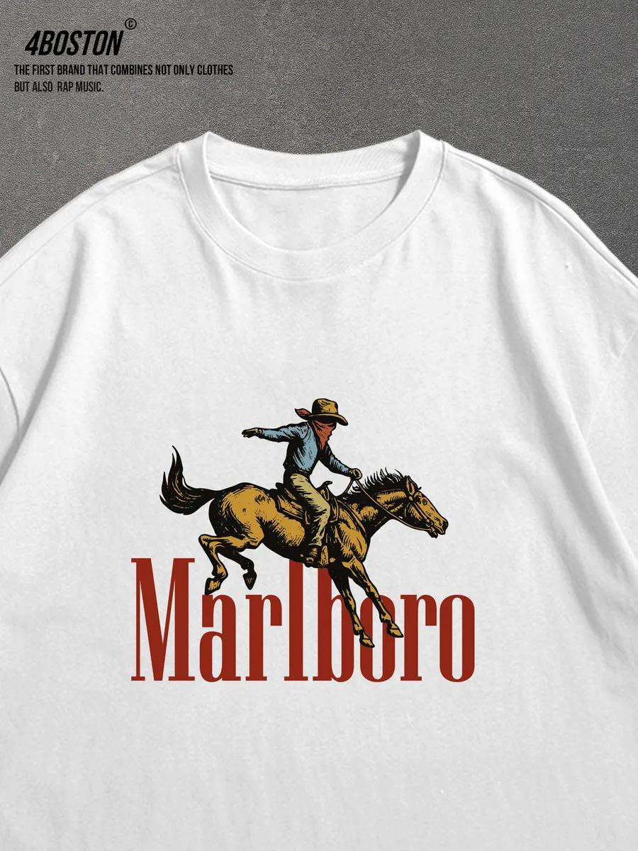 Oversized Y2K printed T-shirt M
