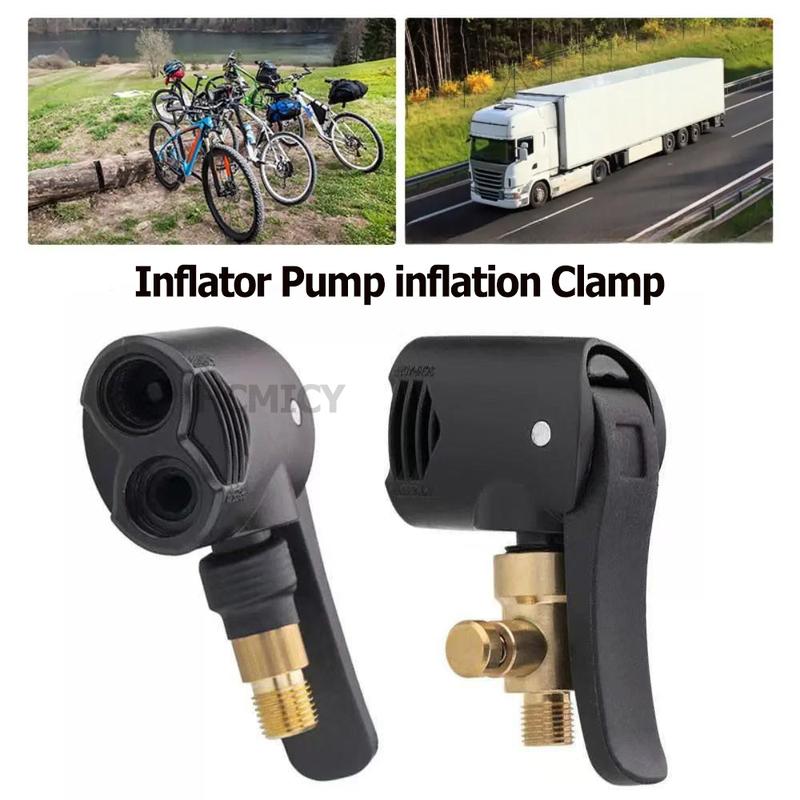 Reifenluftpumpe Düse Reifenfüllventil Adapter Praktischer Aufblasbare Pumpe Stecker Reifenfüller Chuck für Fahrrad/Motorrad