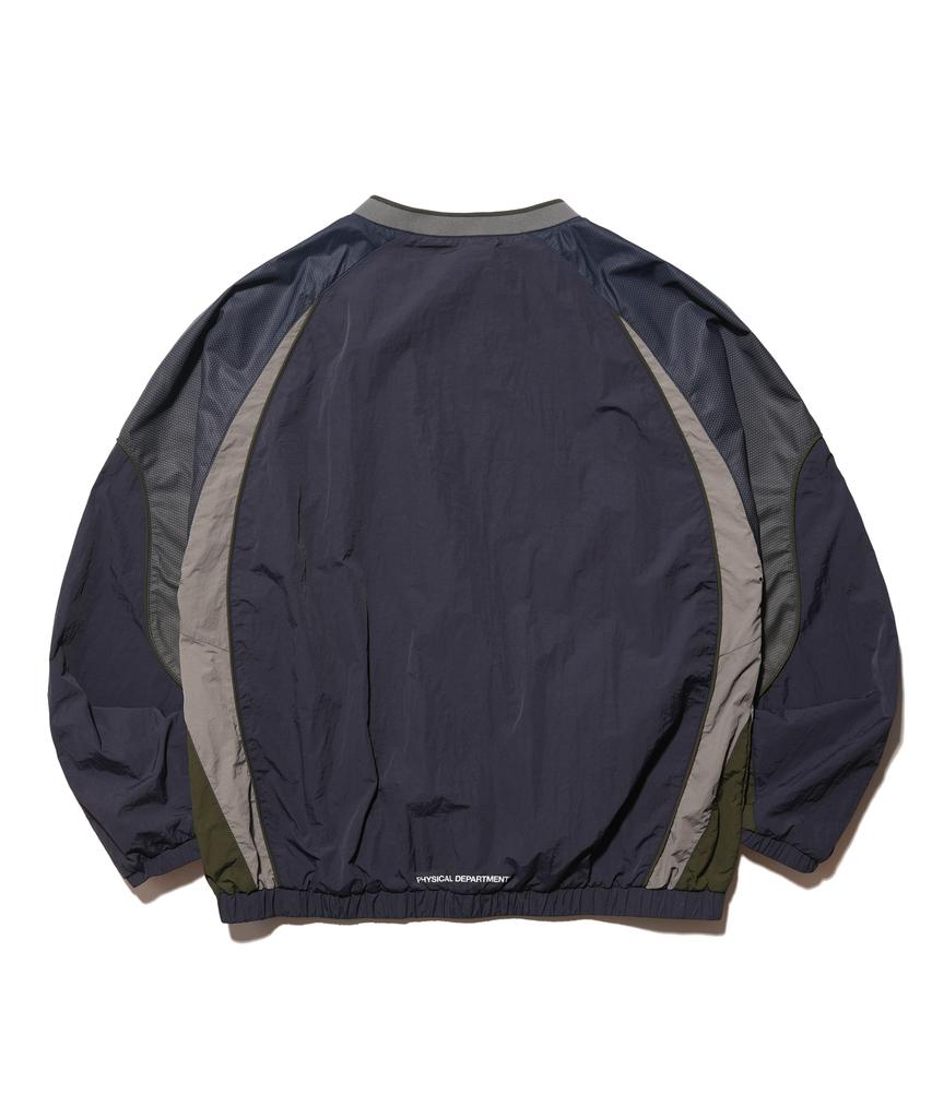PHYPS MOTORCYCLE Vintage Logo Speed Track Nylon Long Sleeve Khaki