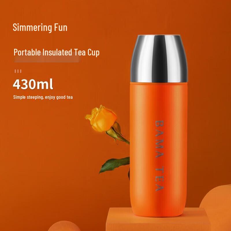 Portable Stainless Steel Tea Infuser Thermos Mug
