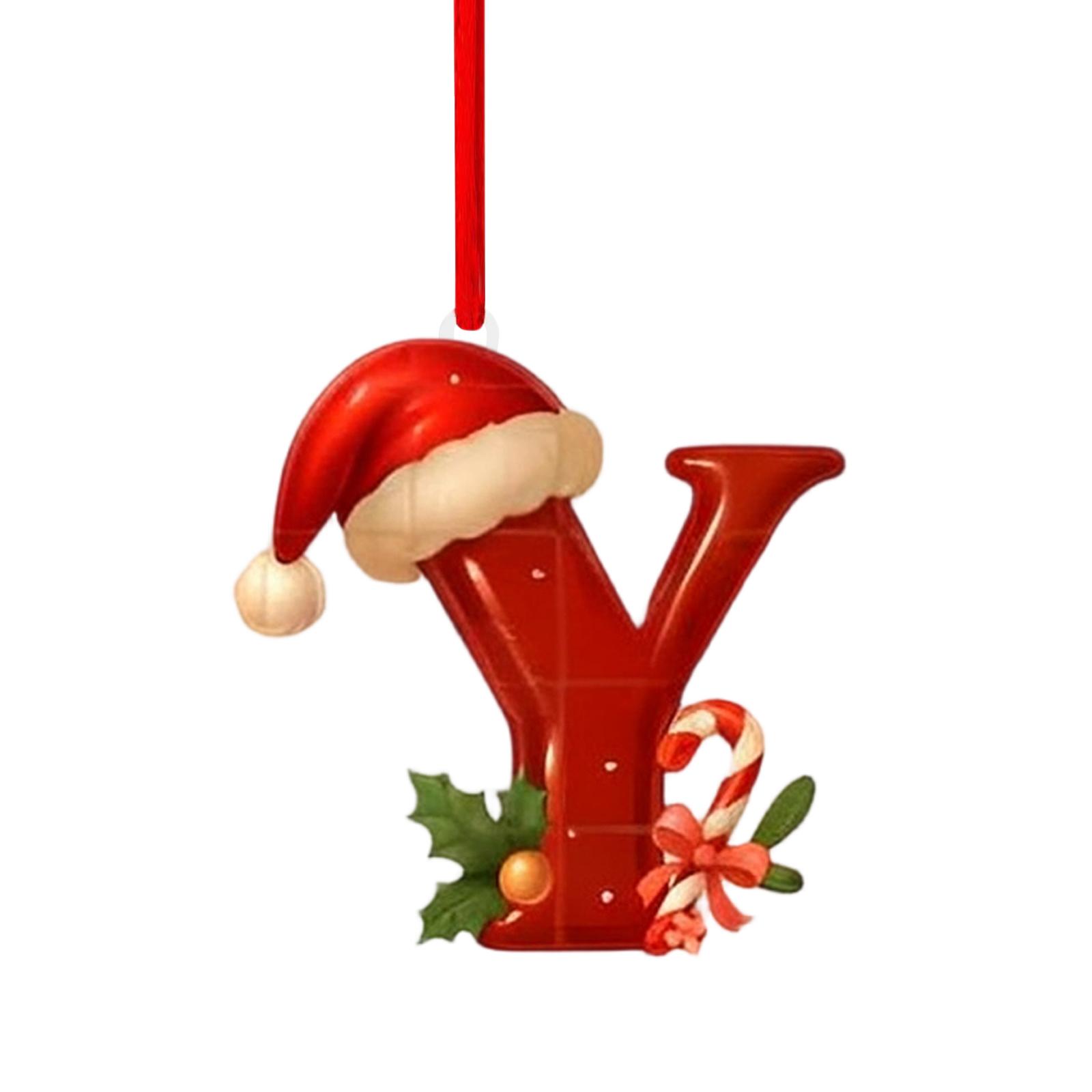 

26 Letter,Christmas,Ornaments,Acrylic,1 One Size