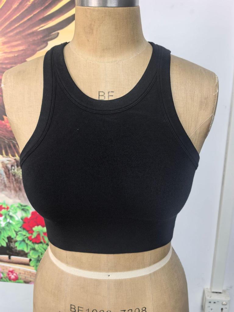 Alo Sports Women's Breathable Yoga Halter Top - Skin-Friendly, Sexy, Backless Crop Vest