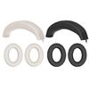 Replacement Silicone Ear Pad for QC35/QC45 Wireless Headphones Ear Cushions Ear Covers Bluetooth-compatible Headset