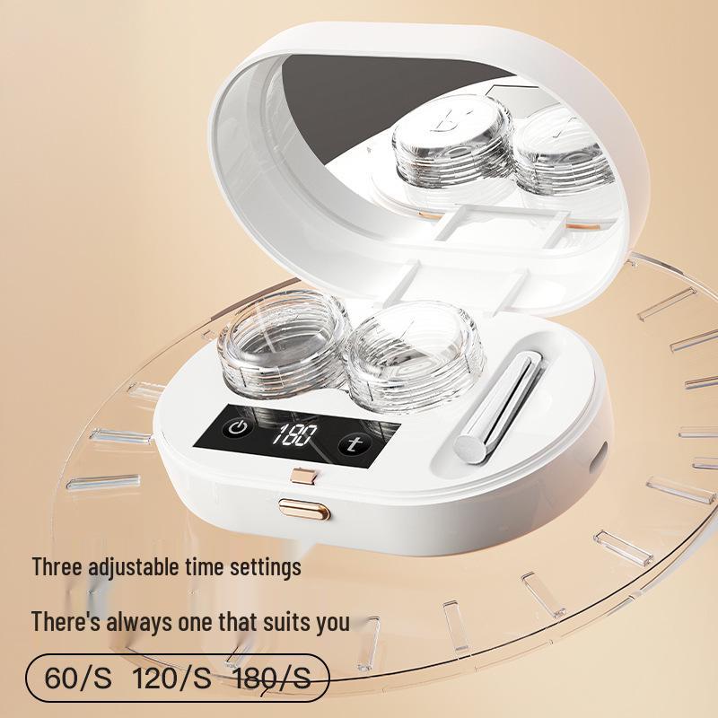 Automatic Folding Ultrasonic Contact Lens Cleaner and Sterilizer
