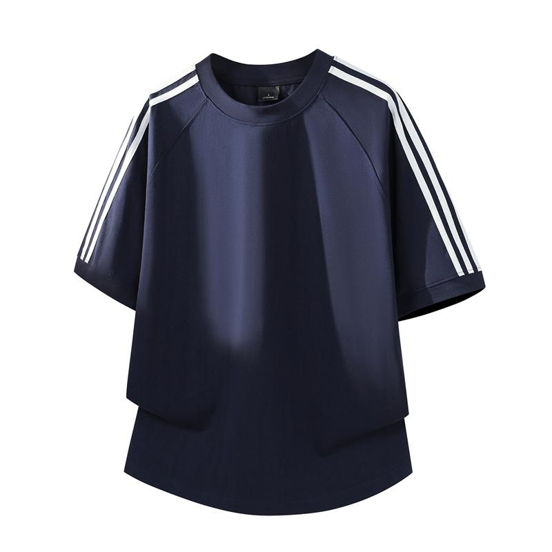 Summer Men's Loose Short Sleeved T-shirt Men's Casual Round Neck T-shirt