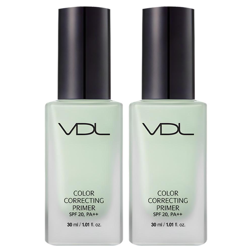VDL Color Correcting Primer Mint Green Tone-Up Makeup Base 30ml x2