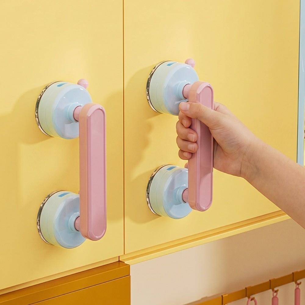 Waterproof Glass Door Handle Strong Suction Easy Installation Handle Kitchen Door