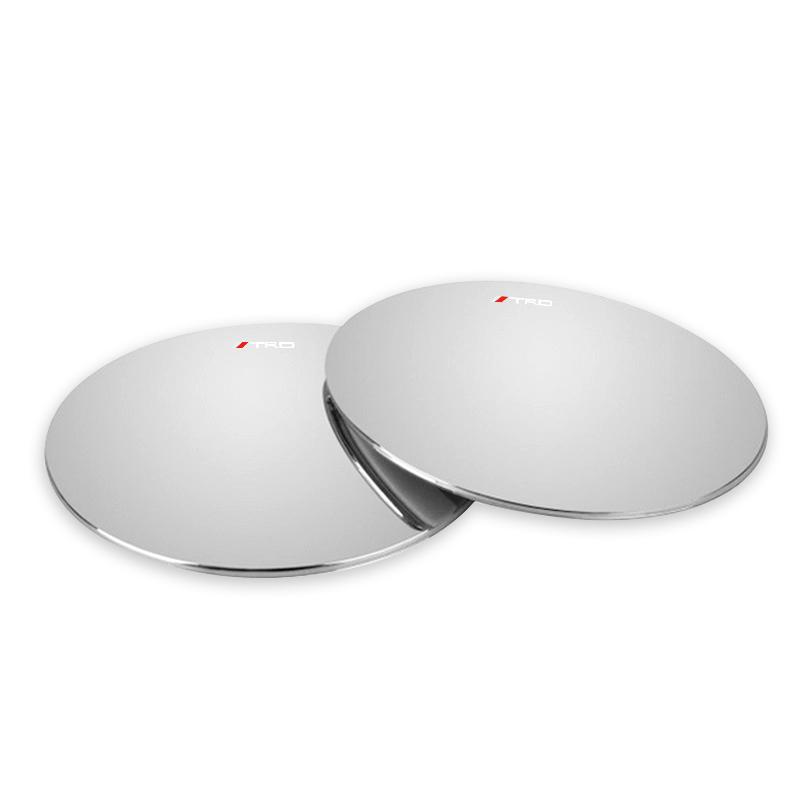 2pcs Wide Angle Car Blind Spot Mirrors Suction Cup 360 Adjustable for Toyota Trd Gr Yaris Hilux Corolla Prius Avensis Emblem Auris Rav4