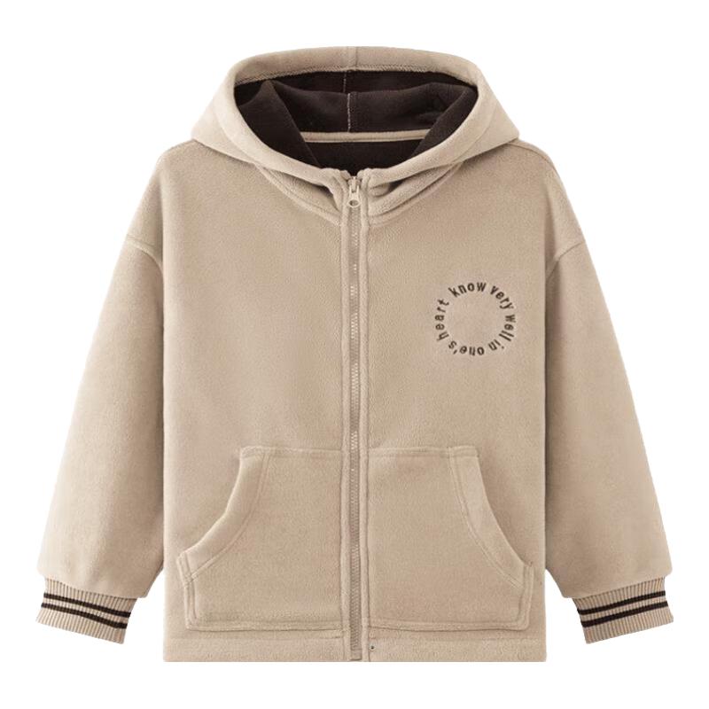 

ZuoXi Boys Fleece Hooded Jacket