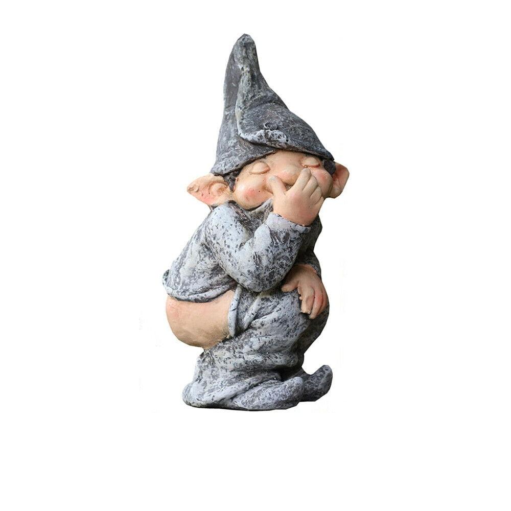 ~ Venkovní socha Klaunská socha trpaslíka Komická 3D figurka Řemesla pro Garden Ho