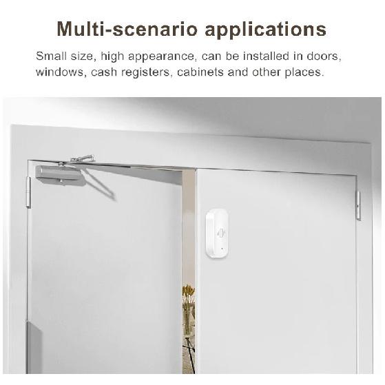 Tuya Smart Home WiFi Vibration Sensor Detection Smart Life APP Notification Real-Time Motion Shock Alarm History Record Security
