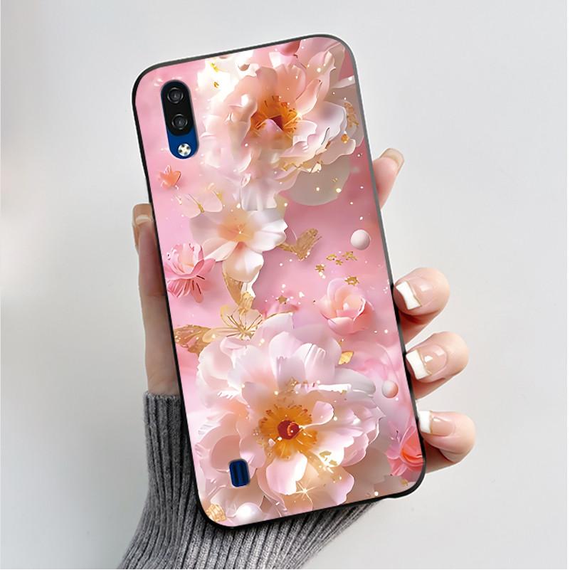 Phone Case For ZTE Blade A51 Lite / A5 2020 Casing Luxury Fashion Butterfly Flower Black Jelly Soft TPU Case Silicone Back Cover